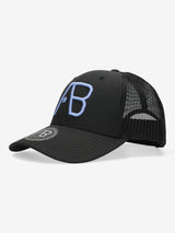 Jet Black/ Cornflower Blue Logo