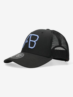 Jet Black/ Cornflower Blue Logo