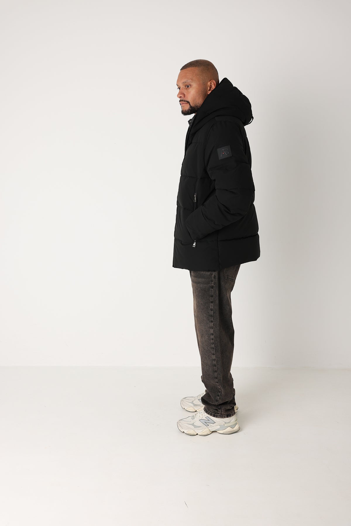 Taped Hooded Jacket